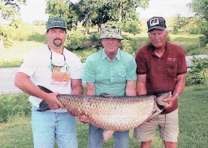 Donald Atterberry and his state record grass carp