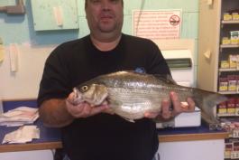 James Wright and his state record White Bass