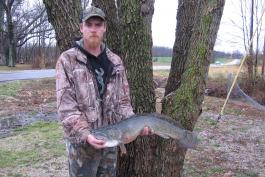 Eric Whitehead and his state record bowfin